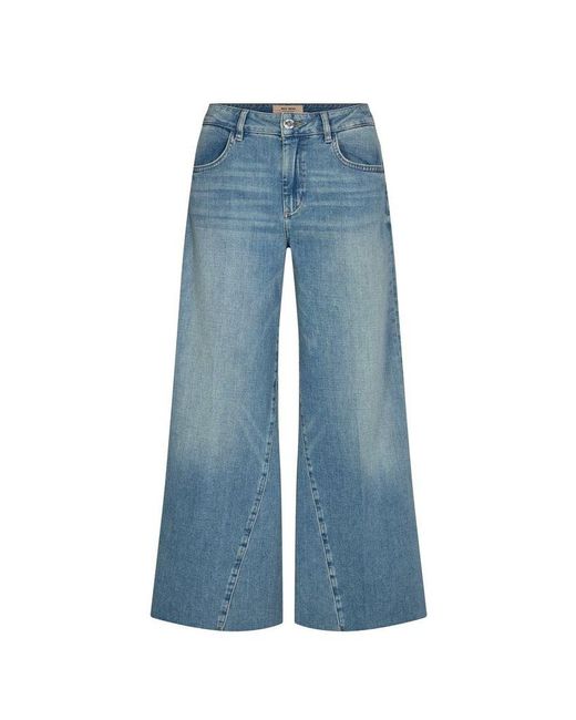 Mos Mosh Denim Reem Swift Cropped Jeans in Blue - Save 28% - Lyst