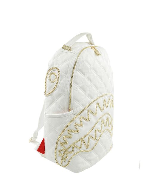Sprayground Riviera Whyte Gold Backpack 