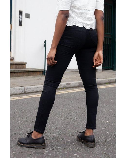Lee Jeans Denim Scarlett High Jeans in Black - Lyst