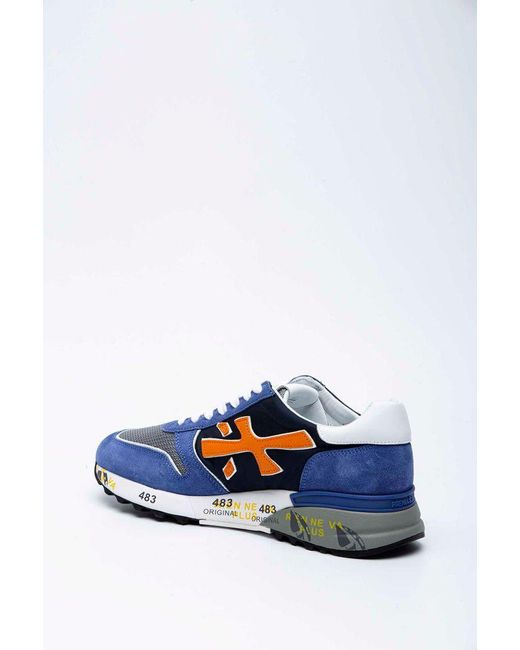 Premiata Scarpa Mick Blu in Blue for Men | Lyst