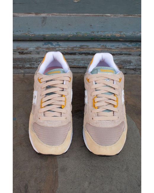 Saucony Shadow 500 White Beige Trainers | Lyst Canada