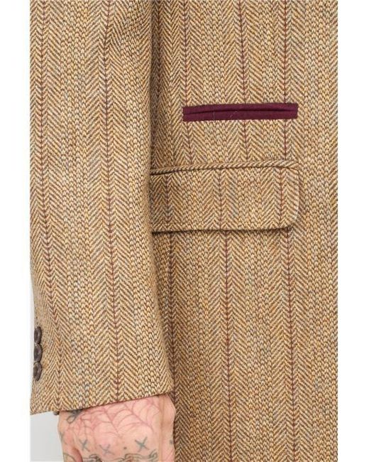 crombie herringbone blazer