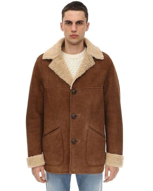 Belstaff Fur Shearling Car Coat in Chestnut (Brown) for Men - Save 44% -  Lyst