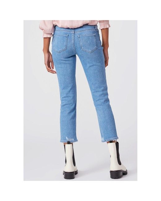 PAIGE Denim Brigitte Mid Rise Slim Fit 