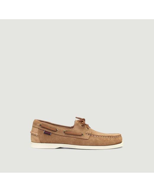 sebago brown cognac