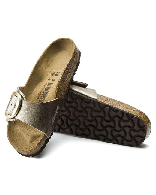 birkenstock madrid big buckle taupe