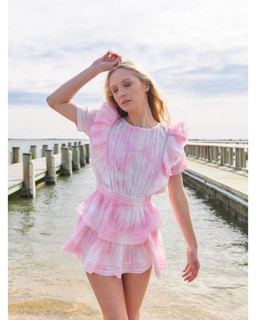 LoveShackFancy Natasha Dress In Island 