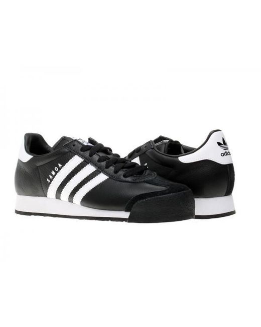 samoa adidas black and white