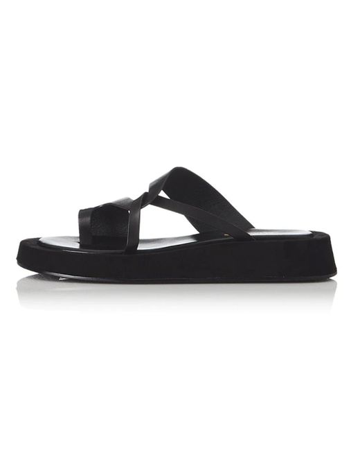 polo leather sandals