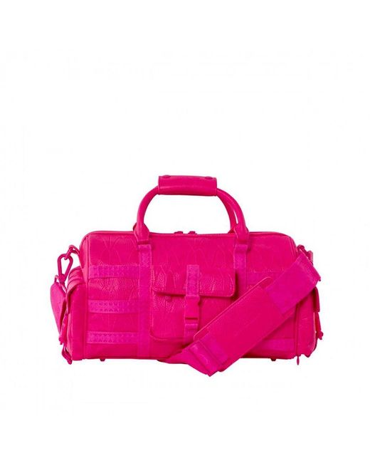 Sprayground Lotus Fuchsia Mini Duffle 