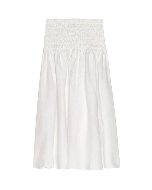 Rails Linen Selena Skirt in White | Lyst