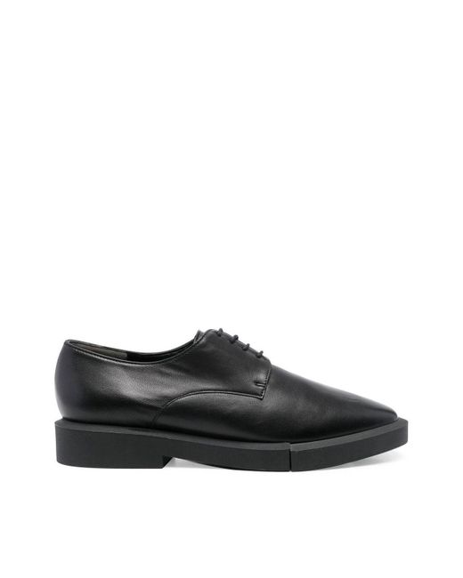 Robert Clergerie Lace-up Shoes in Black Womens Shoes Flats and flat shoes Lace Up shoes and boots 