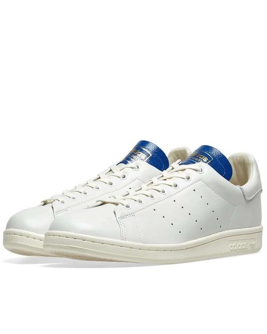 adidas Leather Stan Smith Bt White & Collegiate Royal Shoes for Men | Lyst  Canada