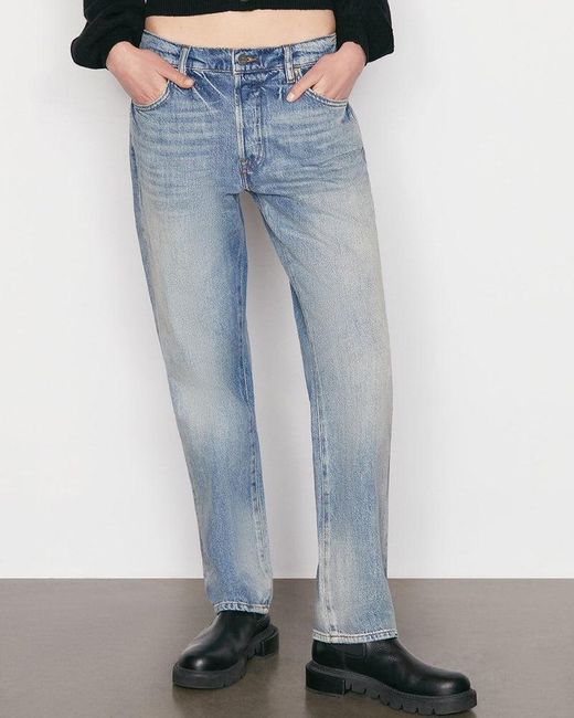 FRAME Denim Frame Le Slouch Jeans in Blue | Lyst