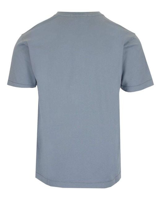stone island sky blue t shirt