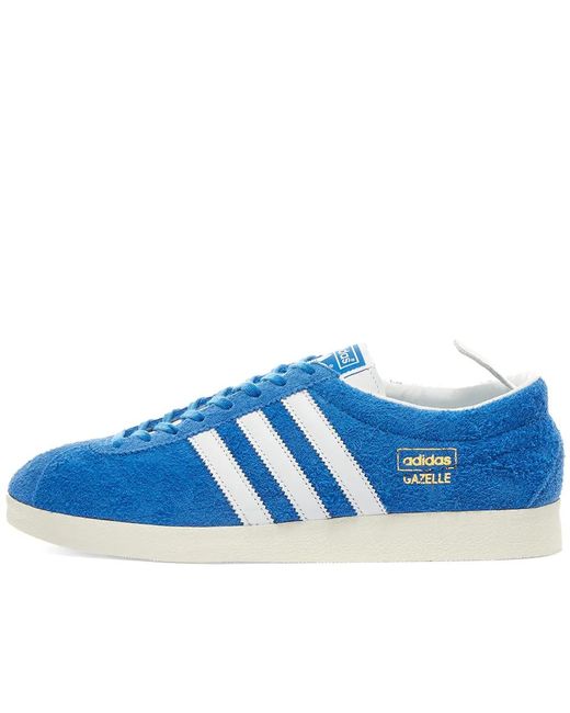 adidas Suede Gazelle Vintage Sneakers Blue, White & Gold for Men - Save 16%  - Lyst