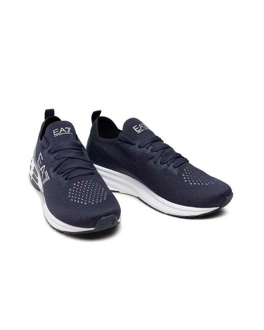 ea7 trainers blue