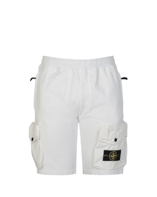 Stone Island Cargo Shorts in Blue for 