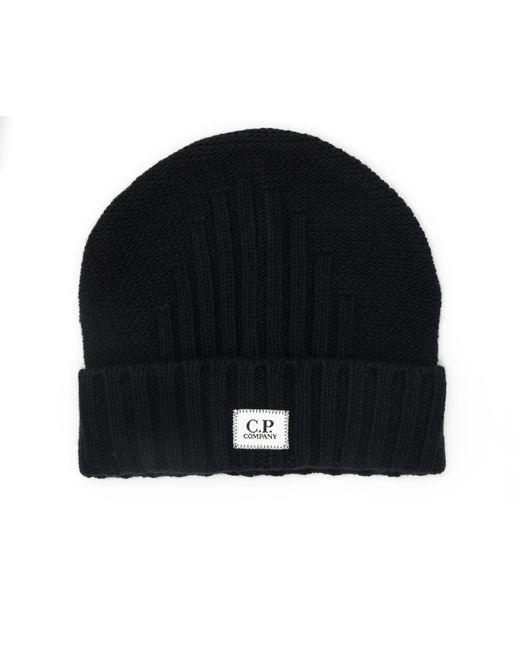 C.P. Company Hat Knit Cap in Black for 