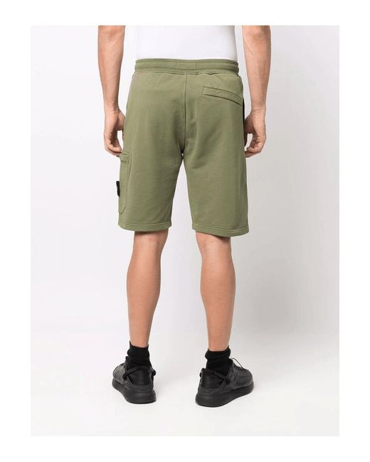 stone island cargo bermuda shorts