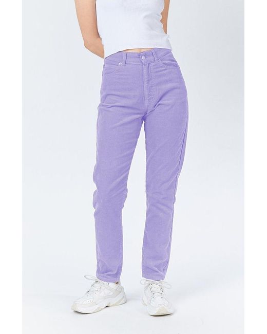 Dr. Denim Denim Nora Lavender Cord Jeans in Purple | Lyst