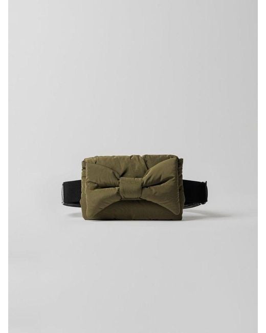Vivetta Green Pouch With Bow
