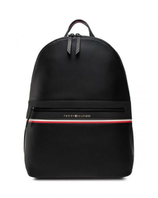 Tommy Hilfiger Zaino Th Stripe Backpack Am0am10300 Bds in Blue,Black