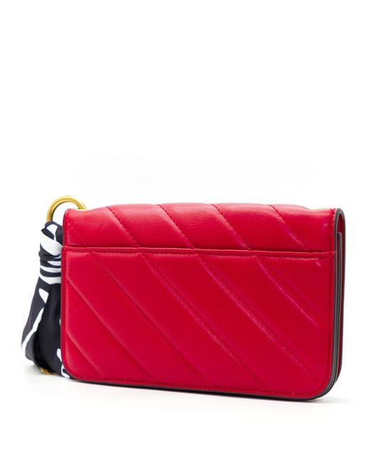 Versace Jeans Couture Portafoglio Thelma Soft Con Sciarpa in Red | Lyst