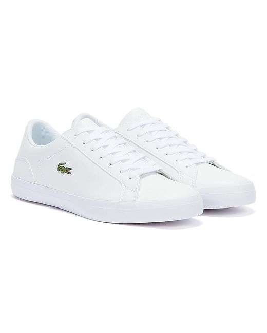 Lacoste Lerond Bl1 Cam Trainers in White for Men - Lyst