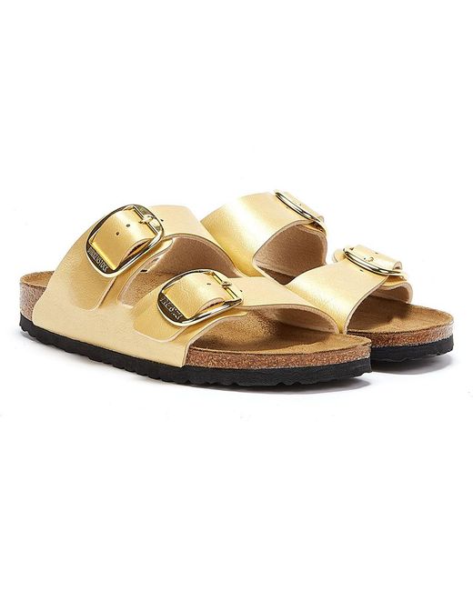Birkenstock Arizona Big Buckle Graceful Sandals in Gold (Metallic ...