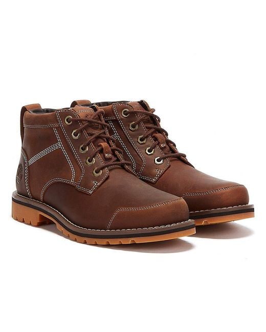 Timberland Larchmont Chukka Rust Boots in Brown for Men | Lyst