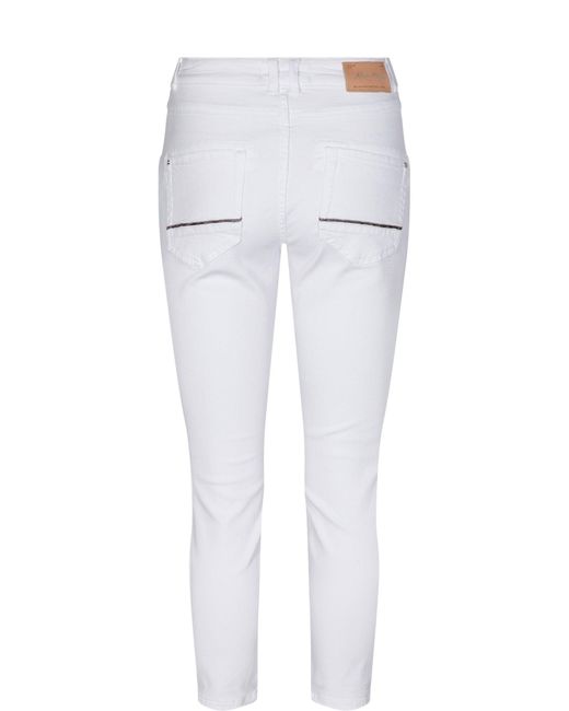Mos Mosh Denim Naomi Shade Jeans in White | Lyst