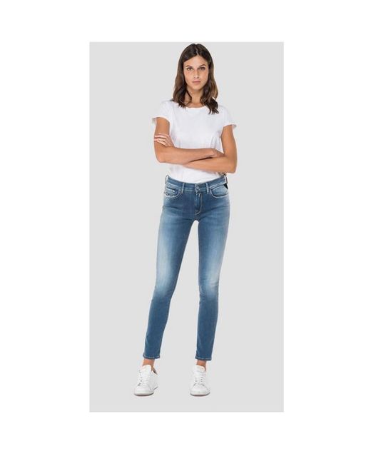 Replay New Luz Jeans Denim in Blue | Lyst
