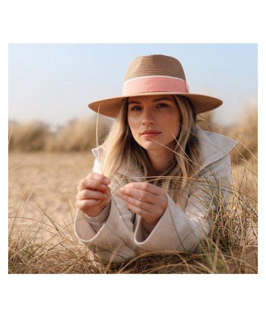 Brown Hemley Fedora Coral Hbheco | Lyst 