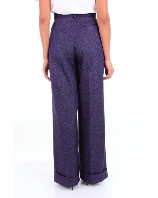 purple velvet trousers womens