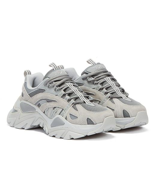 Fila Interation Trainers in Grey (Gray) | Lyst