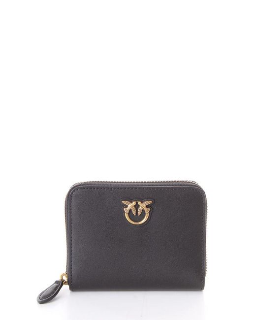 Pinko Portafogli Donna Bag Nero Taylo Wallet Zip Around Simply in Black -  Lyst