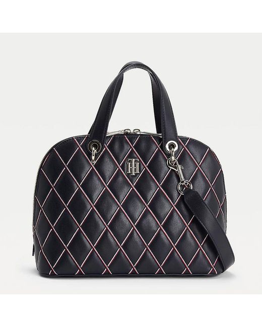 Tommy Hilfiger Denim Borsa A Tracolla Trapuntata Con Monogramma Tommy Jeans  Blu Aw0aw10952-dw5 in Blue | Lyst