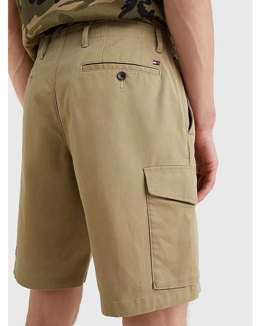 Tommy Hilfiger Bermuda Uomo Mw0mw23573 Gxr in Natural for Men | Lyst