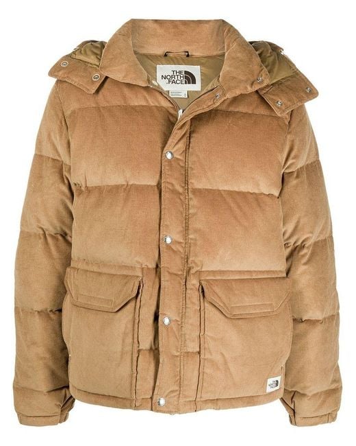 The North Face Sierra Down Corduroy Parka Coats & Jackets Man in Brown