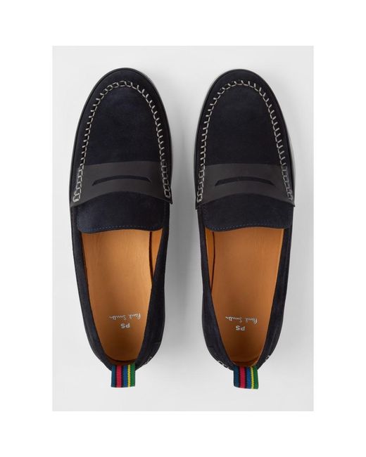 Paul Smith Suede Coram Loafers in Blue for Men | Lyst Australia