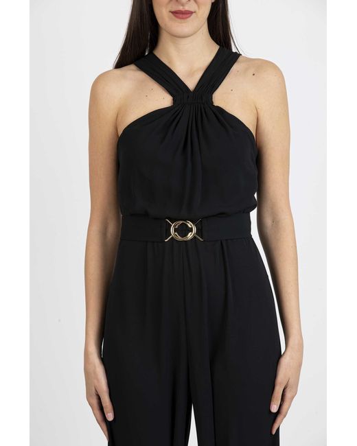 Liu Jo Tuta Elegante Con Cintura in Black | Lyst