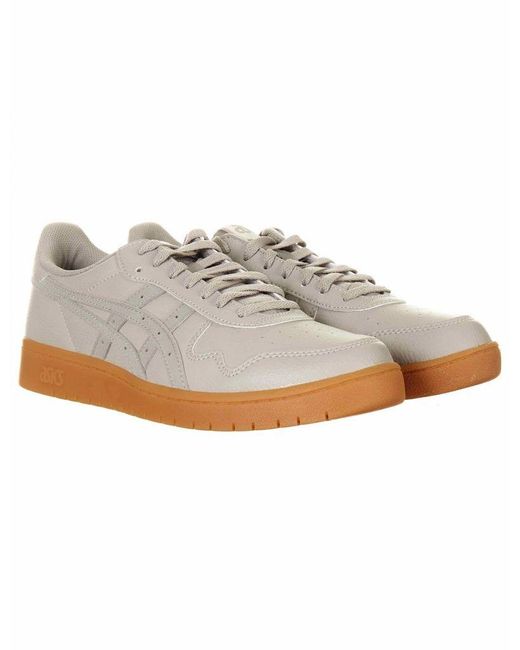asics leather trainers