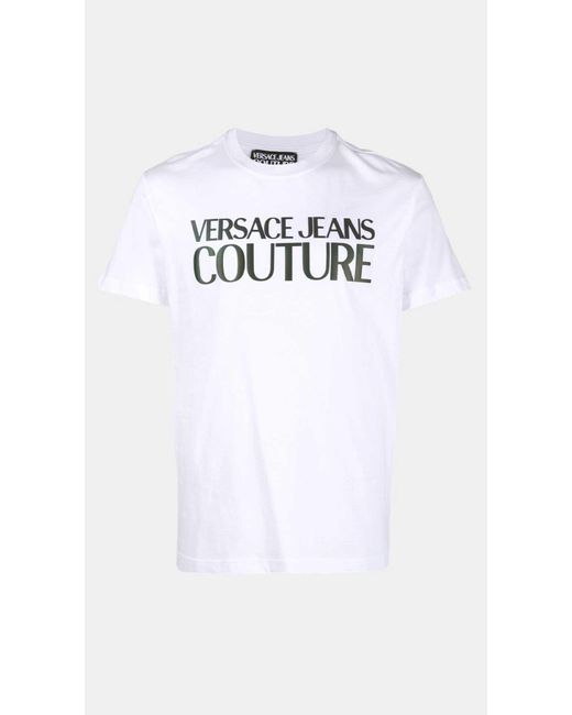 Versace Jeans Couture Versace Jean Couture T -shirt With Stamped Logo ...