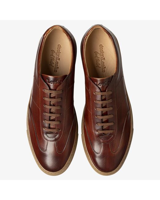 loake leather trainers