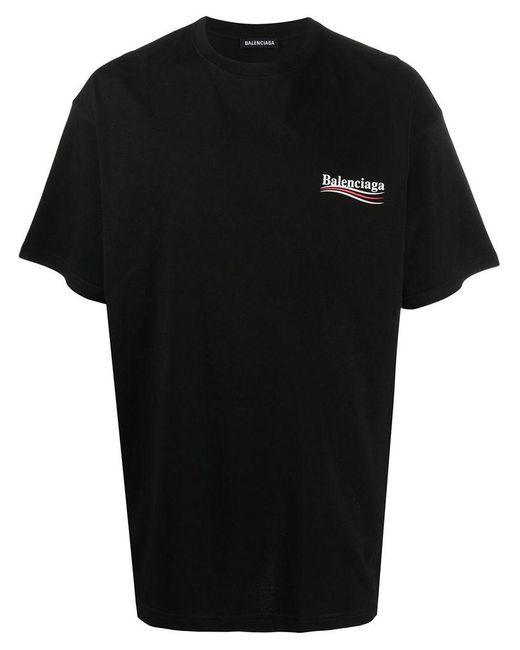 t shirt balenciaga nera