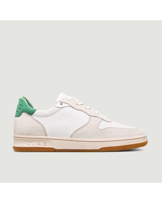 CLAE Malone Sneakers White Leather 