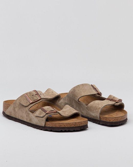 birkenstock suede leather taupe