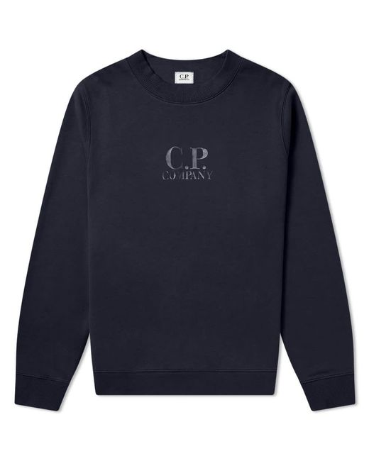 cp company rubber logo sweatshirt