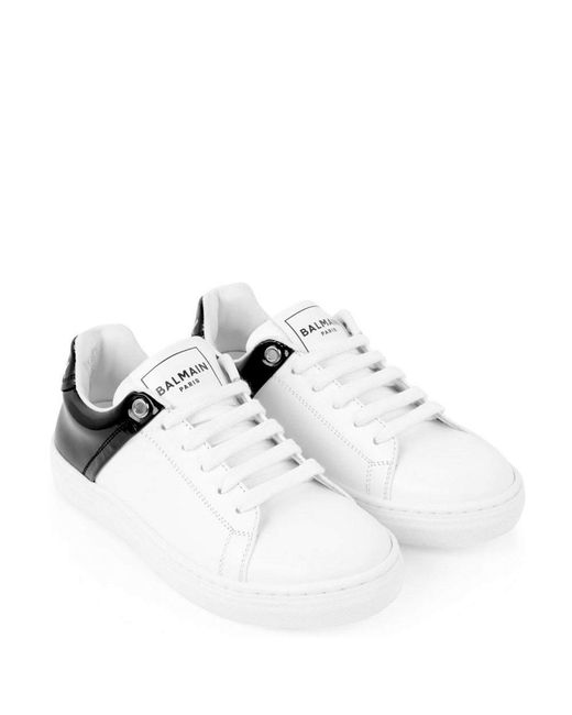balmain trainers white